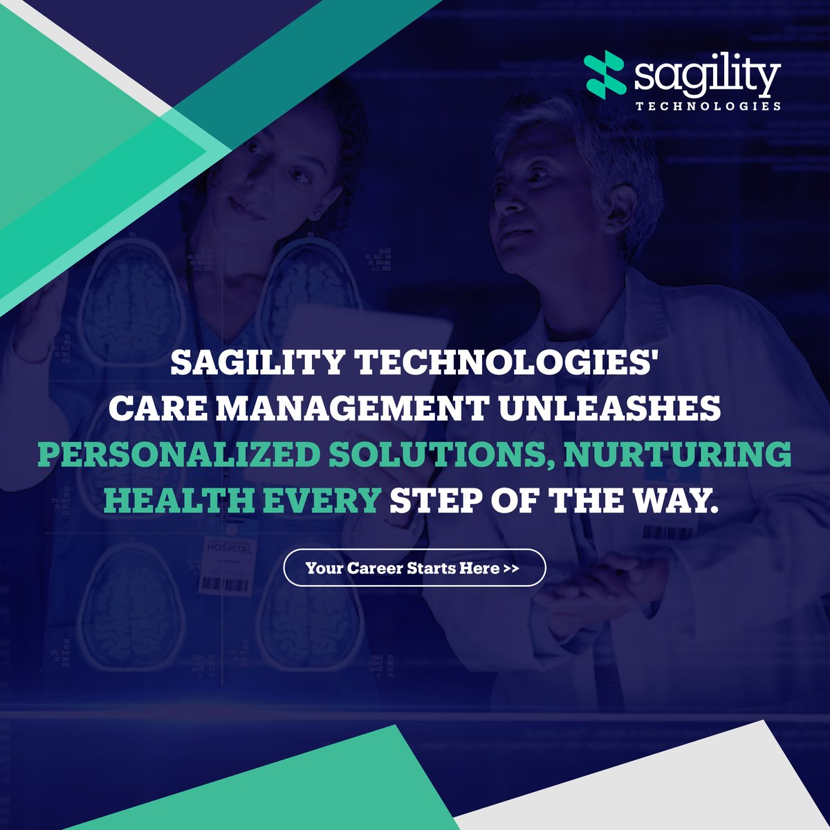 Elevate your career at Sagility Technologies! Join us to be part of a dynamic team redefining healthcare through innovative and cost-effective Care Management services. Join our team: bit.ly/46MCn3j #Sagility #SagilityTechnologies #SagilityCareManagement