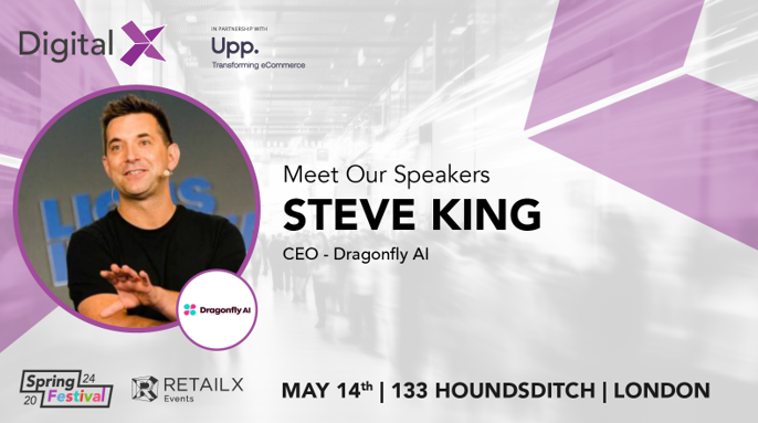 We're excited to announce that Steve King will be speaking at the DigitalX (part of RetailX events) next week!

#DigitalX #RetailTech #DigitalTransformation #LondonEvents