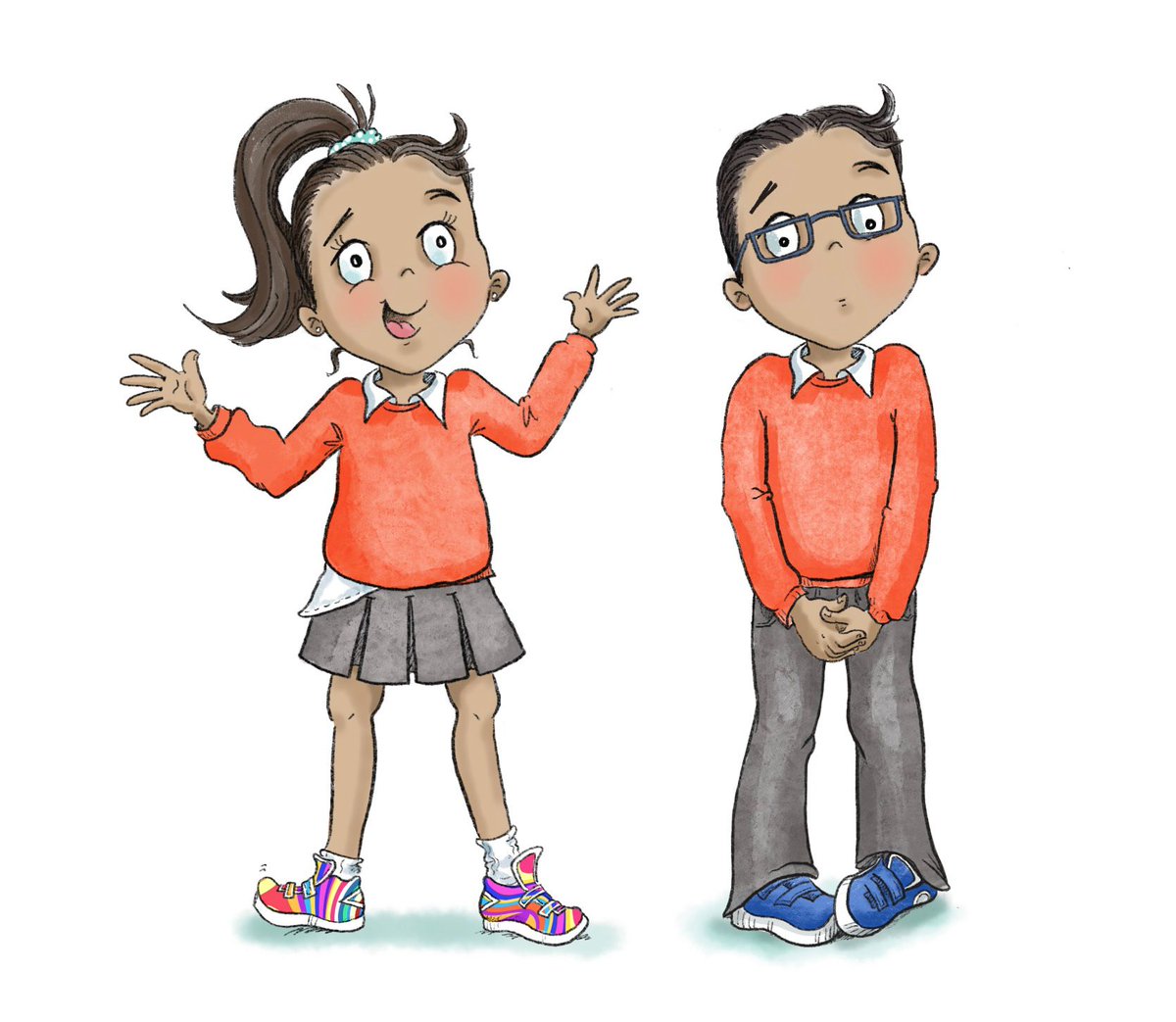 So excited to show the two main characters of my upcoming children’s book about #Autism! 🤩 “Do We Look Autistic?”, co-produced with @WiganCouncil’s @Autism_Friends board, challenges stereotypes & stigmas in a child-friendly way. 🔜 Follow for updates! 📚 #ChildrensBookWeek