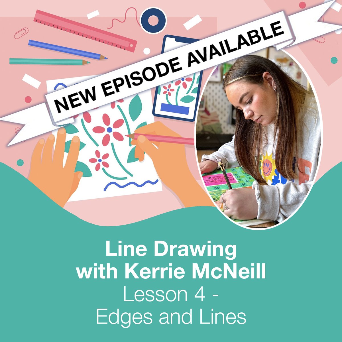 As we progress to the fourth session of the Give it a Go Line Drawing series, Kerrie McNeill, also known as Kerrie Illustrates, delves into the intricate world of edges and lines. ✍️ Watch now 👉 tinyurl.com/tw-lnidrawalong