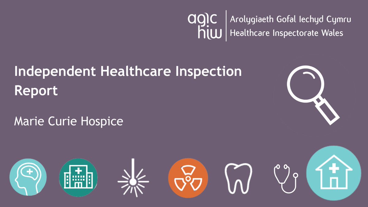 🔍 Check out our latest report for Marie Curie Hospice 🔗 hiw.org.uk/marie-curie-ho… #HIW #DrivingImprovement #CheckingHealthcare #Penarth