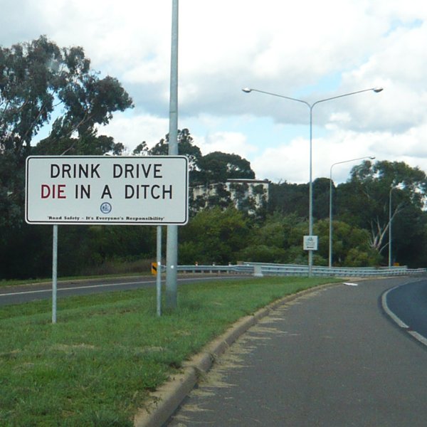 this sign is actually my favourite thing about canberra btw no joke