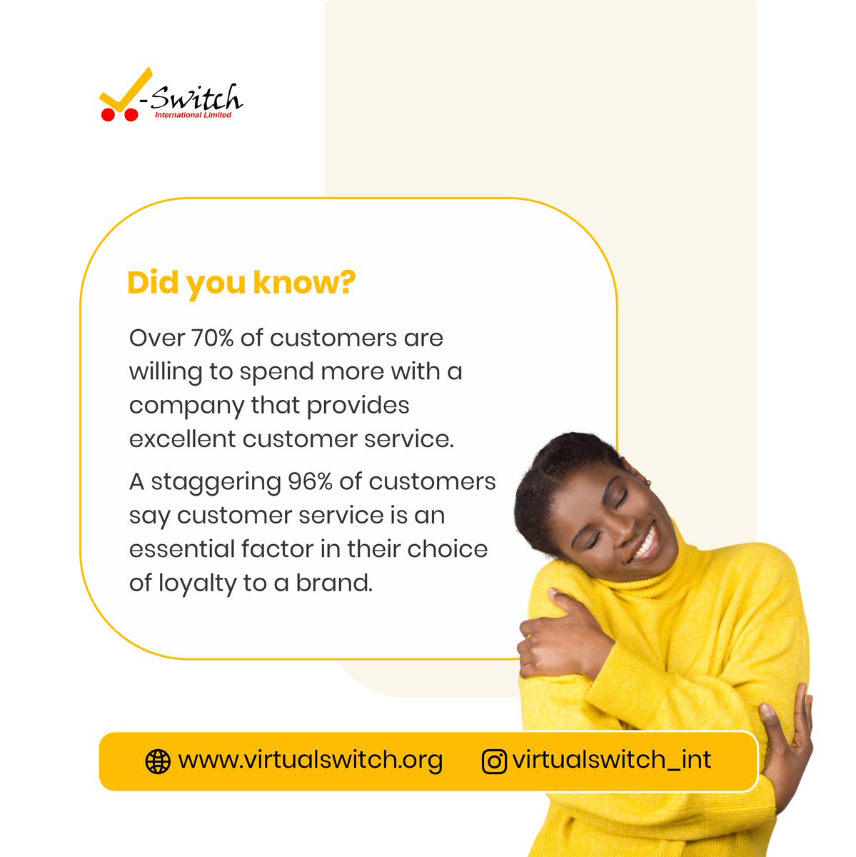 Keep your customers delighted with exceptional service! #CustomerSupport #ThursdayTrivia