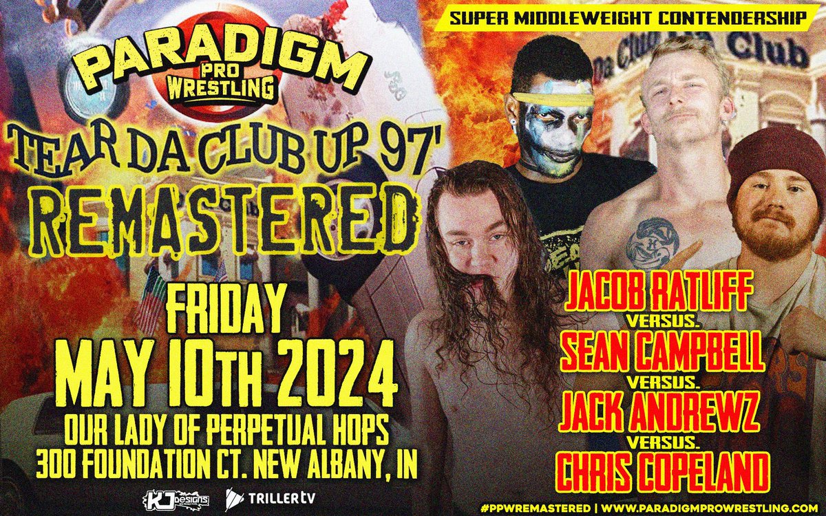Paradigm Debut tomorrow night! 3 up, 3 down, new #1 contender