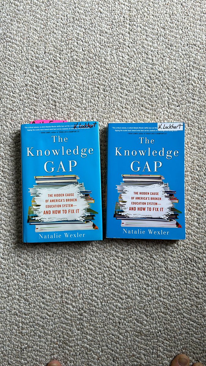 When you love a book so much, you just have to buy 2 copies incase you lose one!! @natwexler #knowledgeMatters #Vocabulary #BackgroundKnowledge @ClassroomWonder