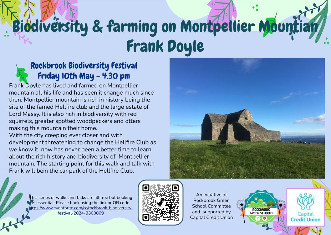 As part of @RockbrookGreen Biodiversity Festival 2024, why not join Frank Doyle from our team to learn more about this special place tomorrow 10th May 2024 16:30pm - 17:30pm. Book your FREE place here eventbrite.ie/e/biodiversity… #ThursdayMotivation