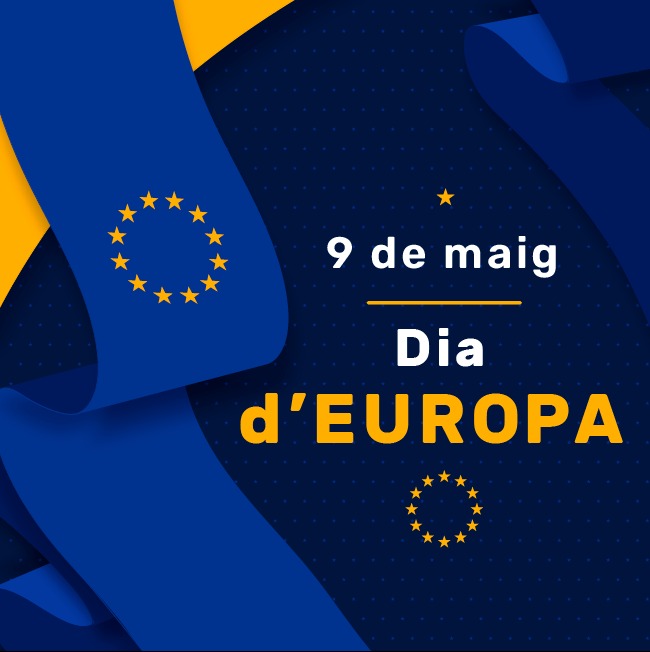 Avui és 9 de Maig, #DiadEuropa 🇪🇺 Des de la Diputació de Tarragona treballem amb la col·laboració de les institucions europees per a dur a terme alguns dels nostres projectes singulars.