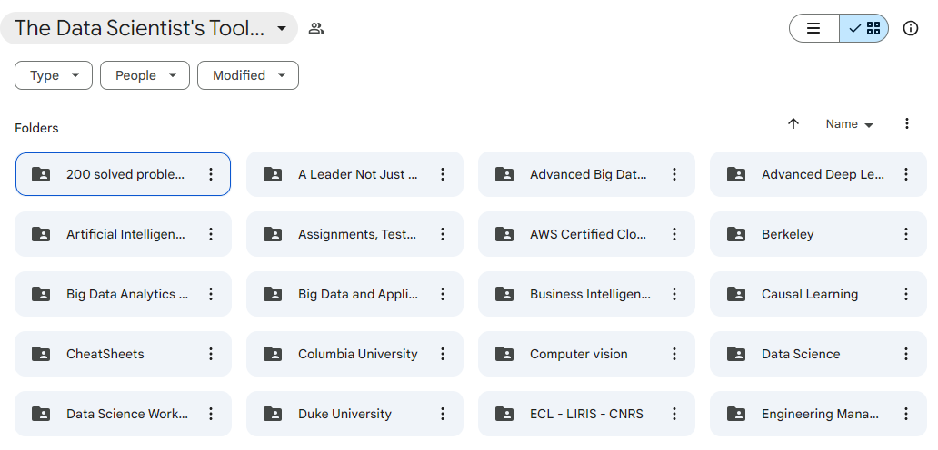 A Treasure trove of Free Courses and Resources. 

Books, Courses, Trainings, Workshops, and Video lectures in this Single GDrive.  

It is including:
- Data science
- Data Analytics
- Business Intelligence (BI)
and more

To get it:
1. Follow me
2. Like & RT
3. Comment 'Courses'