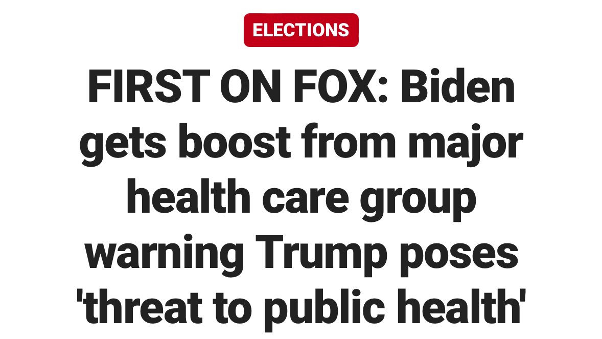 'Seven former AMA presidents, a former U.S. surgeon general, four former acting surgeons general,' and dozens of other health leaders are speaking out against Trump — and giving the scoop to Fox:
