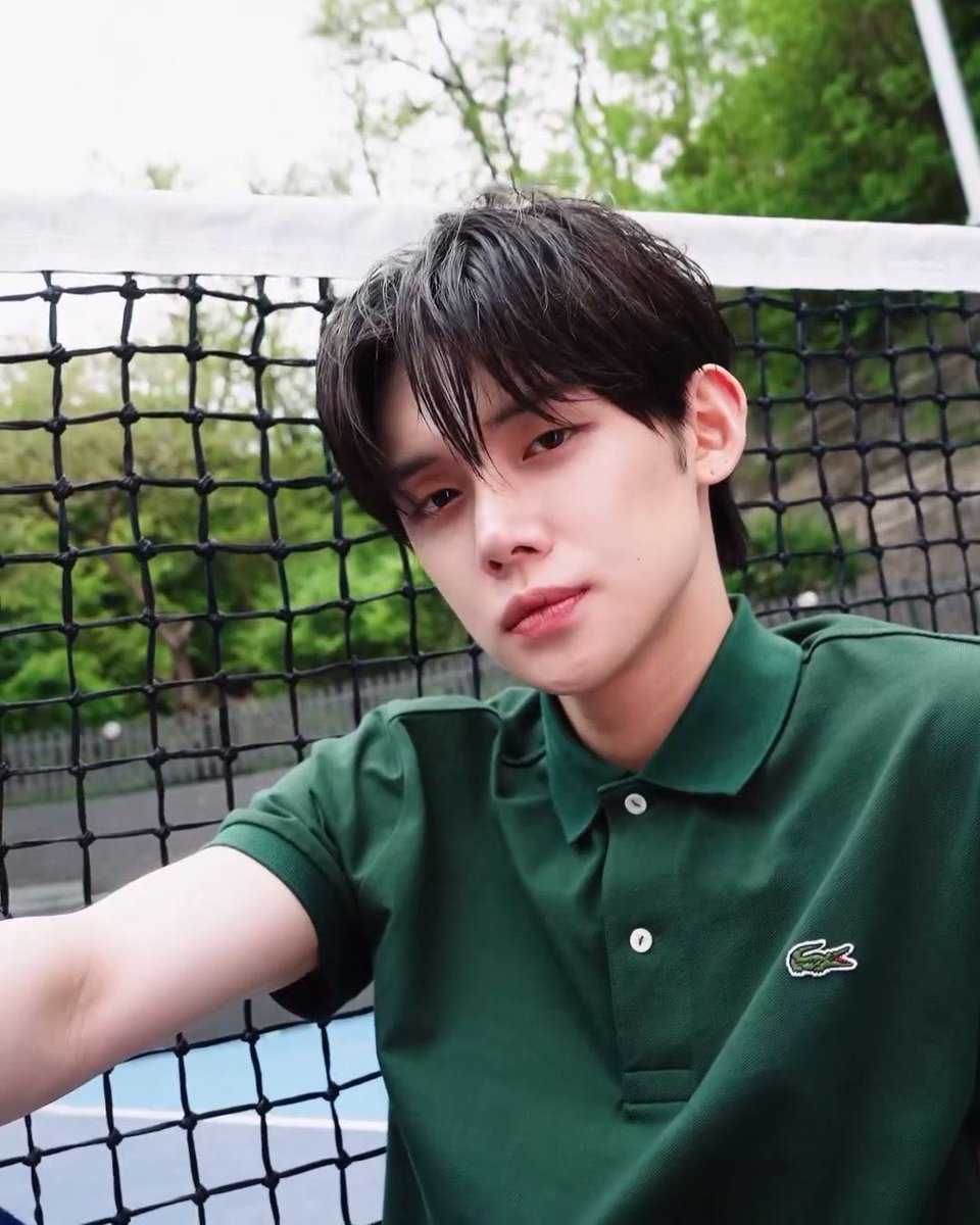 TXT’s YEONJUN for Lacoste x Dazed Korea.