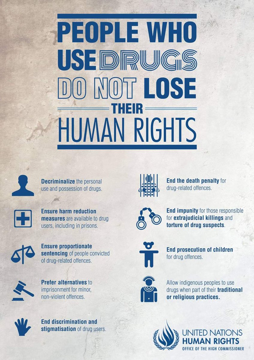 #drugs Every day, every night, every time, in any country : ,, 👉People who use drugs do not lose their #HumanRights