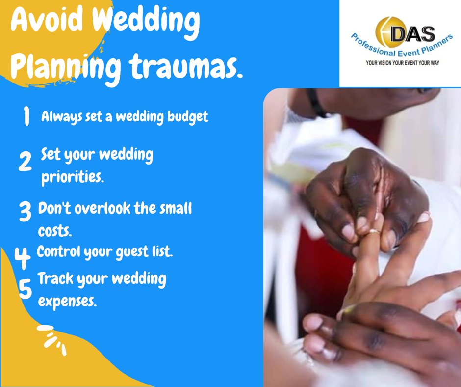 Some guidelines on how to avoid Wedding Planning traumas.

#weddingplanning