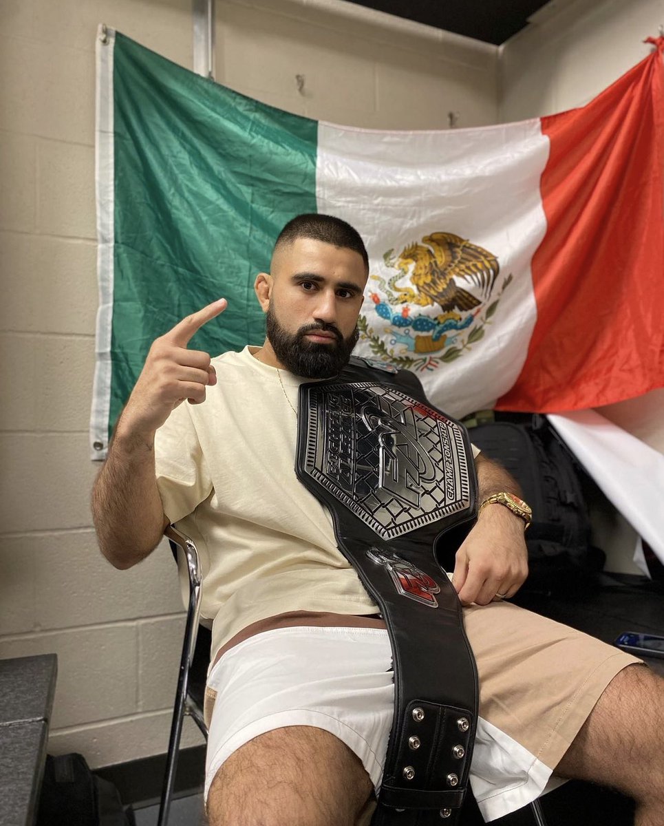 GM. A year ago I thought I had made my dreams come true by winning this baby👊🏼 

Fast forward to today. I’m knocking on the door here soon! 

6.1.24 I will make it 10-3 as professional with 6 finishes in 4 weight classes.  Gimme a call ☎️ 

<a href="/danawhite/">danawhite</a> <a href="/seanshelby/">Sean Shelby</a> <a href="/TeamIridiumISA/">IridiumSportsAgency</a>