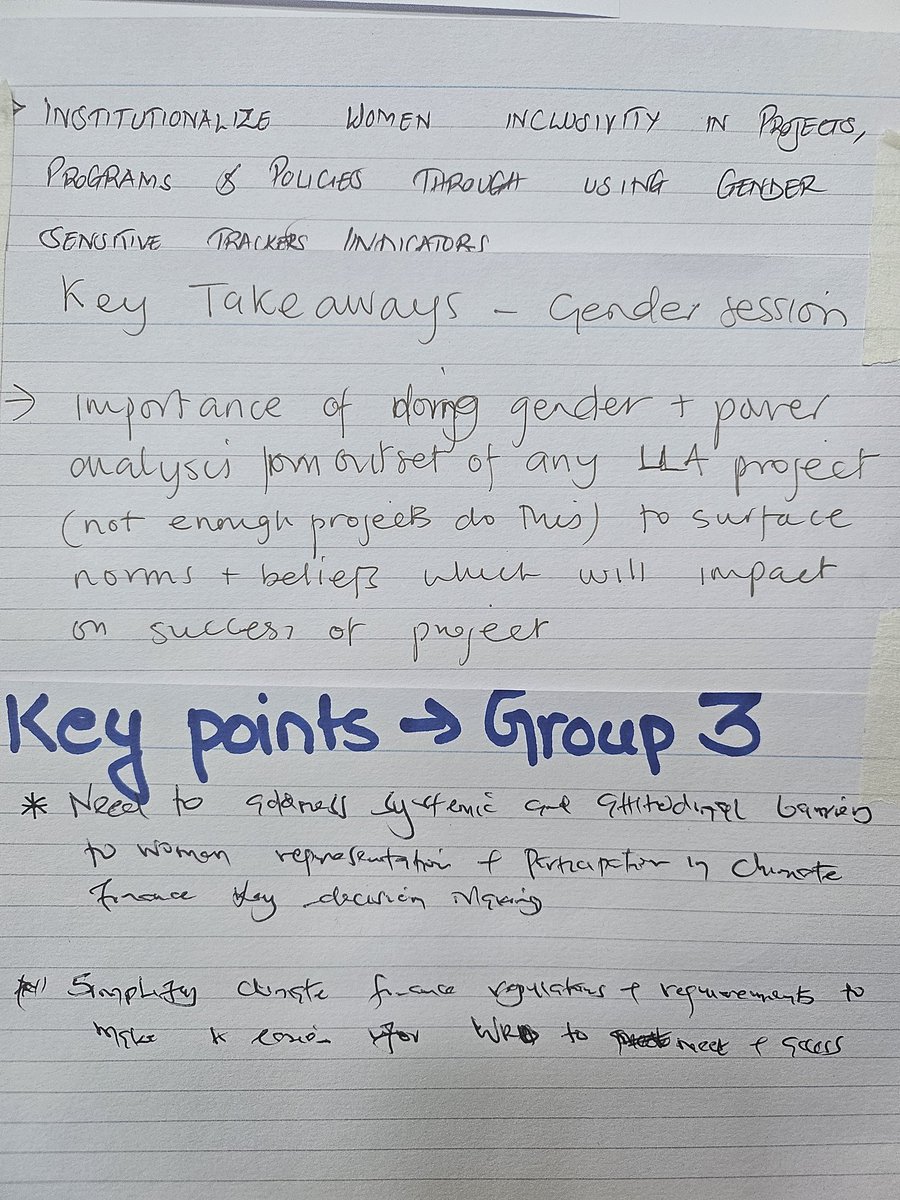 Empowering marginalized groups is key to climate resilience! At #CBA18, we spotlighted the vital role of women, indigenous peoples, and local communities in shaping adaptation solutions. Let's implement inclusive policies for a sustainable future. #ClimateAction #GenderEquality