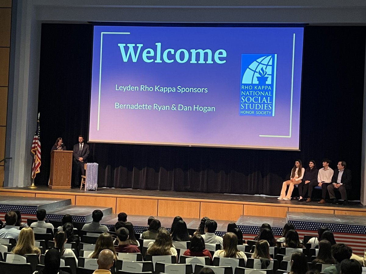 Congratulations to our newest Rho Kappa inductees! #Leydenpride