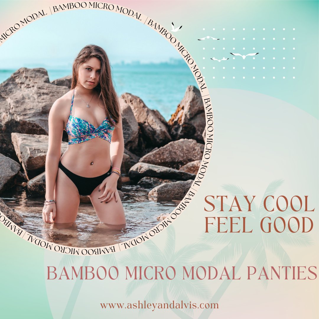 Stay cool, feel good,✨and Embrace pure comfort with Ashley & Alvis bamboo micro modal panties. Designed for softness and sustainability, they're your daily dose of luxury.🌿

#Ashleyandalvis #Bamboomicromodal #SummerEssentials #BambooComfort #BambooInnerwear #MicroModal #fashion