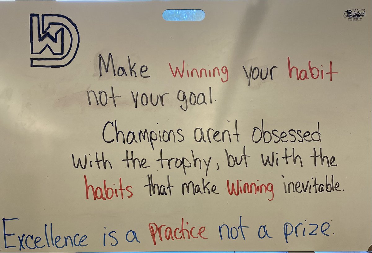 Make winning your habit, not your goal. Champions aren’t obsessed with the trophy, but with the habits that make winning inevitable. Excellence is a practice, not a prize.