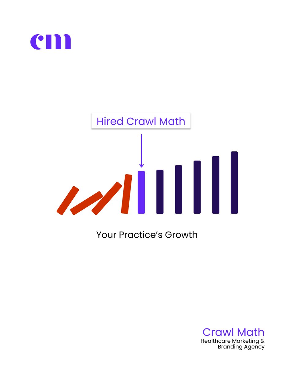 Stagnant practice growth got you down?

Don't Worry. Crawl Math is here to help!

Let's chat about your unique goals and develop a data-driven strategy to get your practice thriving.
.
.
#growyourpractice #healthcaremarketing #digitalmarketing #CrawlMath #grow