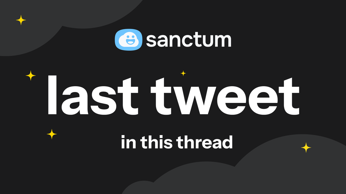 Sanctum ☁️ tweet media