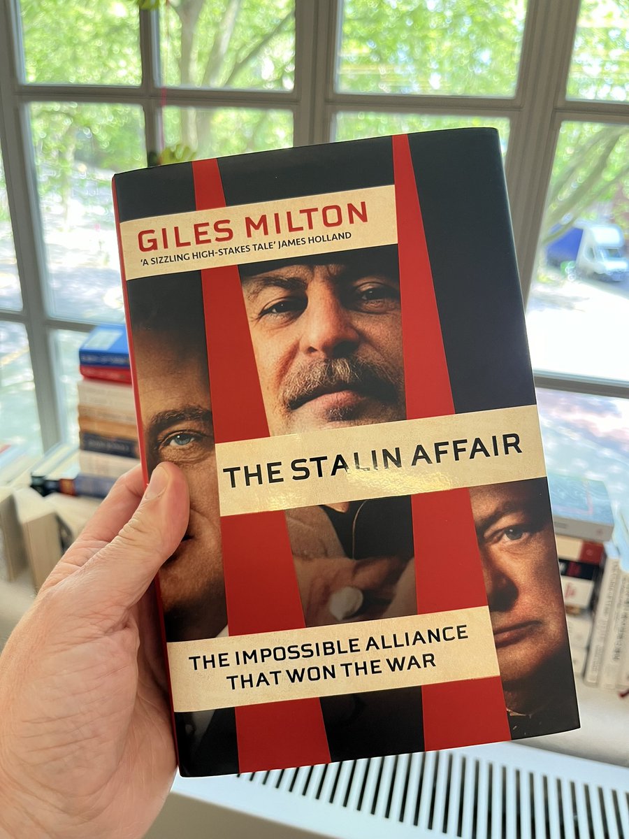 A happy publication day to @GilesMilton1 and his highly engaging story of the colourful characters dispatched to Stalin's Moscow to maintain the allies alliance. It's a page turner with excellent new research. @WeHaveWaysPod @johnmurrays
