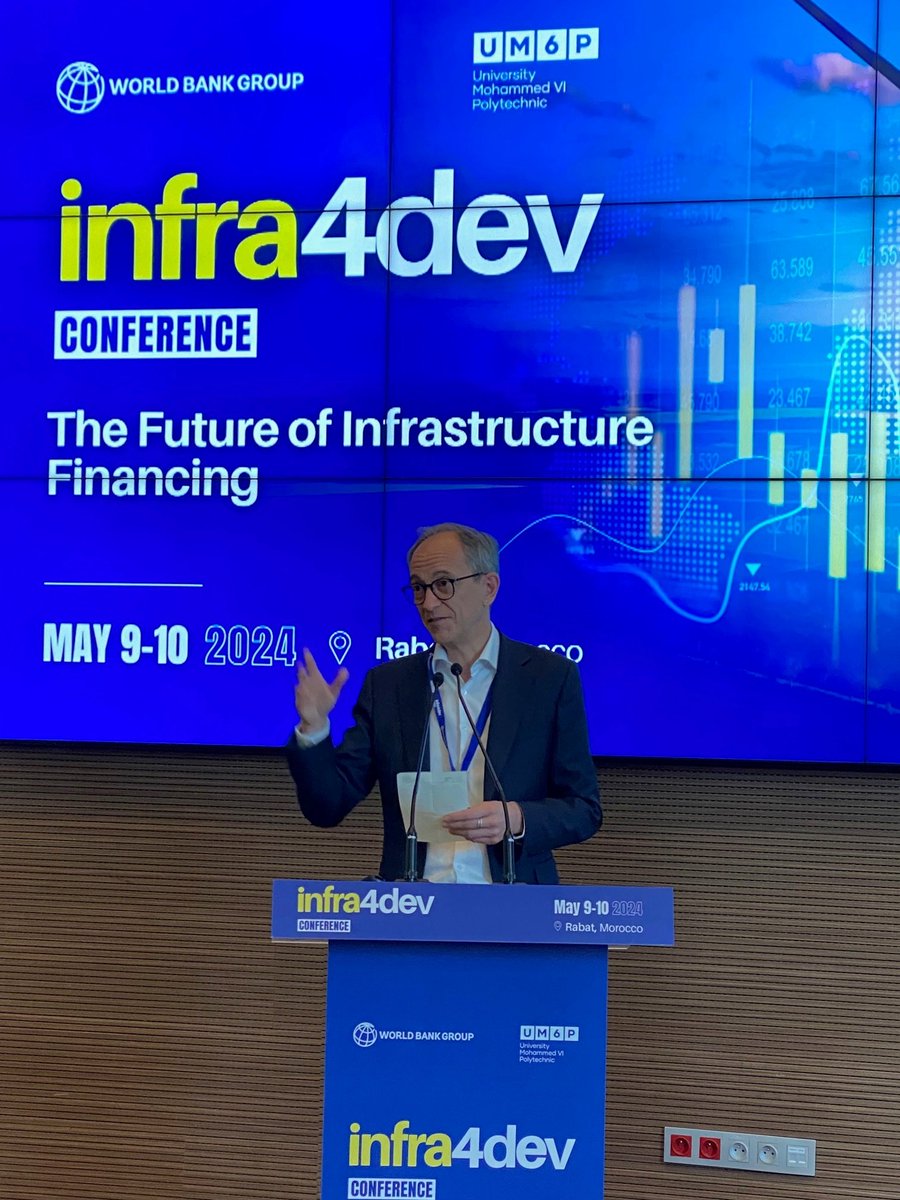 @UM6P_officiel @PolicyCenterNS Infrastructure is vital for economic growth and social development. At #Infra4Dev, we'll delve into the future of infrastructure financing—crucial for delivering essential services like #transportation, #EnergyAccess, #DigitalAccessibility & #sanitation to billions globally.