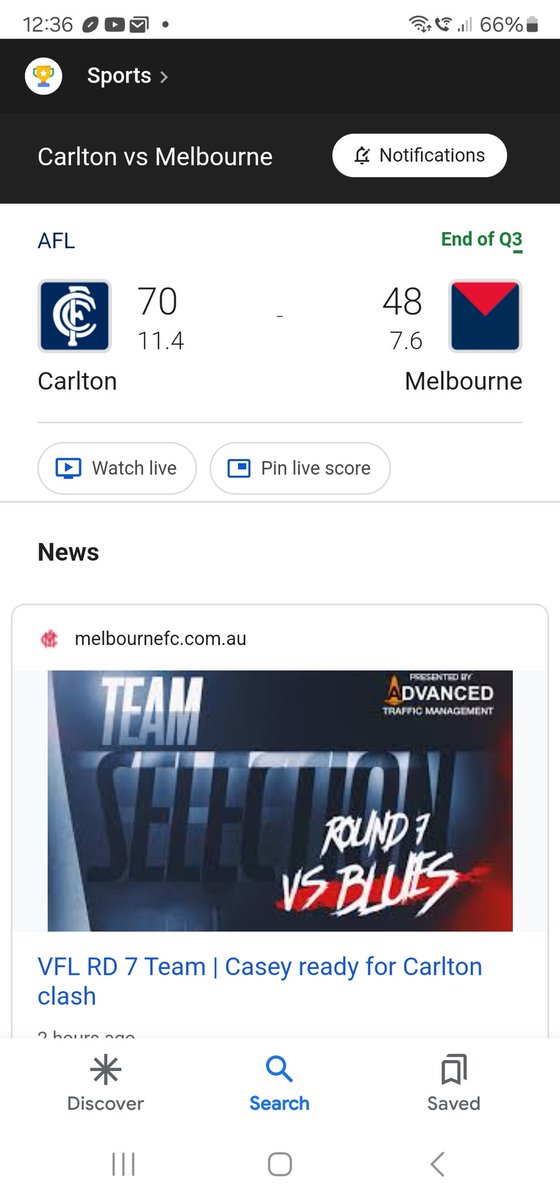 Twenty-Two point lead at three-quarter time. Now we must ensure the Demons cannot build a up a head of steam in the fourth... CARN THE BLUES!!! #AussieRules #Blues #BlueBaggers #CarltonFC #CarltonMelbourne