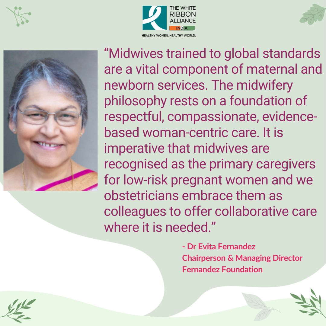 Dr. Evita Fernandez, Chairperson and Managing Director, Fernandez Foundation shared her message for midwives and midwifery on the occasion of #IDM2024 #midwives4mothers @evitafernandez6 @fernandezhospit