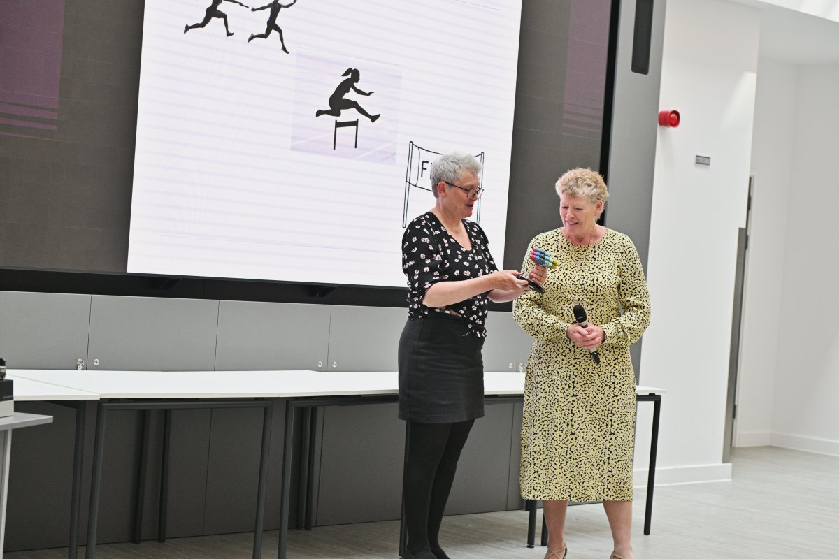 It was a pleasure to welcome @katebingham2 yesterday, who delivered our Annual Rosalind Franklin lecture. It was an energising talk on the ‘reality of successful innovation in biotech’ - highlighting the importance of fundamental research, empowering teams and managing risks.