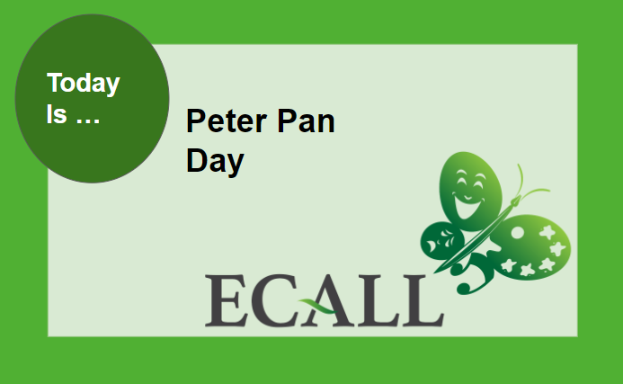 ECALLArtsLit's tweet photo. Happy #PeterPanDay!
#art #Artists #WritingCommunity
https://t.co/Vyfs0yF9eV https://t.co/Xb0BbBJMnK