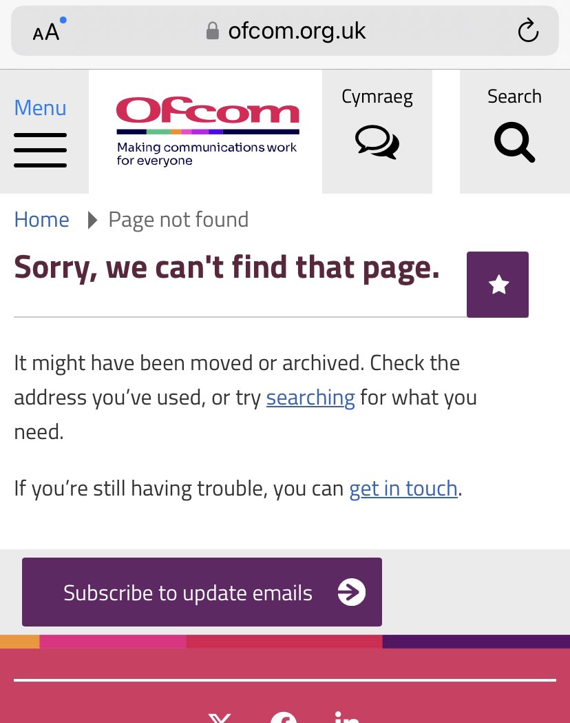 Well take a look at that.  The Cunning Funts at @Ofcom  have just removed their coronavirus misinformation page 

ofcom.org.uk/research-and-d…

@MarkSteynOnline
