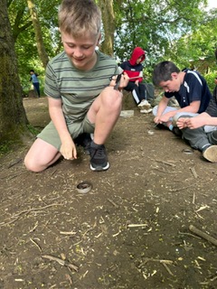 Fun in the woods.