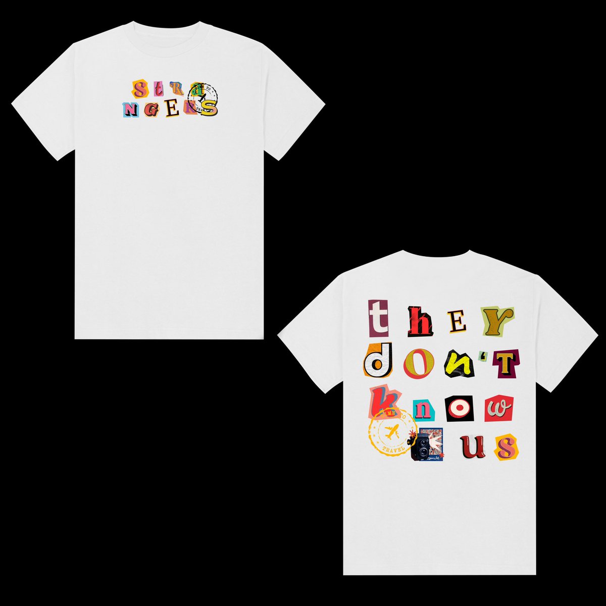 strangerstdku's tweet image. STRANGERS SCRAPBOOK TEES 🤝