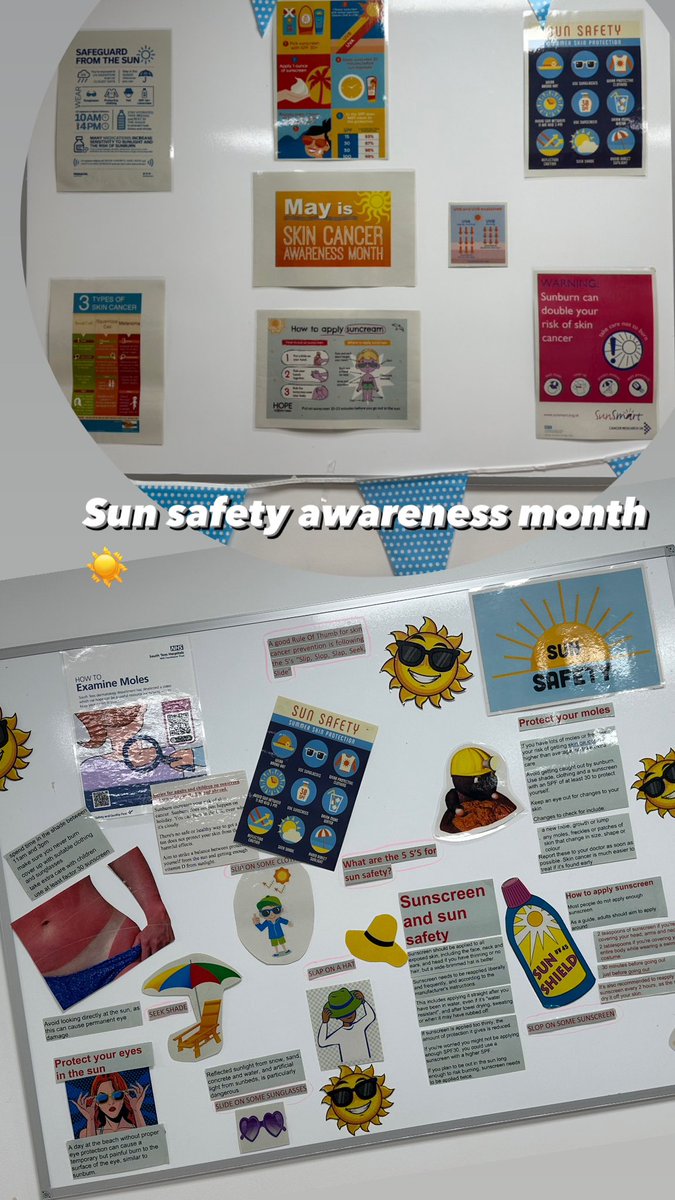 KayleighW1010's tweet photo. Sun safety awareness in Dermatology outpatients @SouthTees @DermatologyJcuh @georgin85718850 @keir_rum @_BDNG @HealthySkin4All https://t.co/yao3Lj1NxO