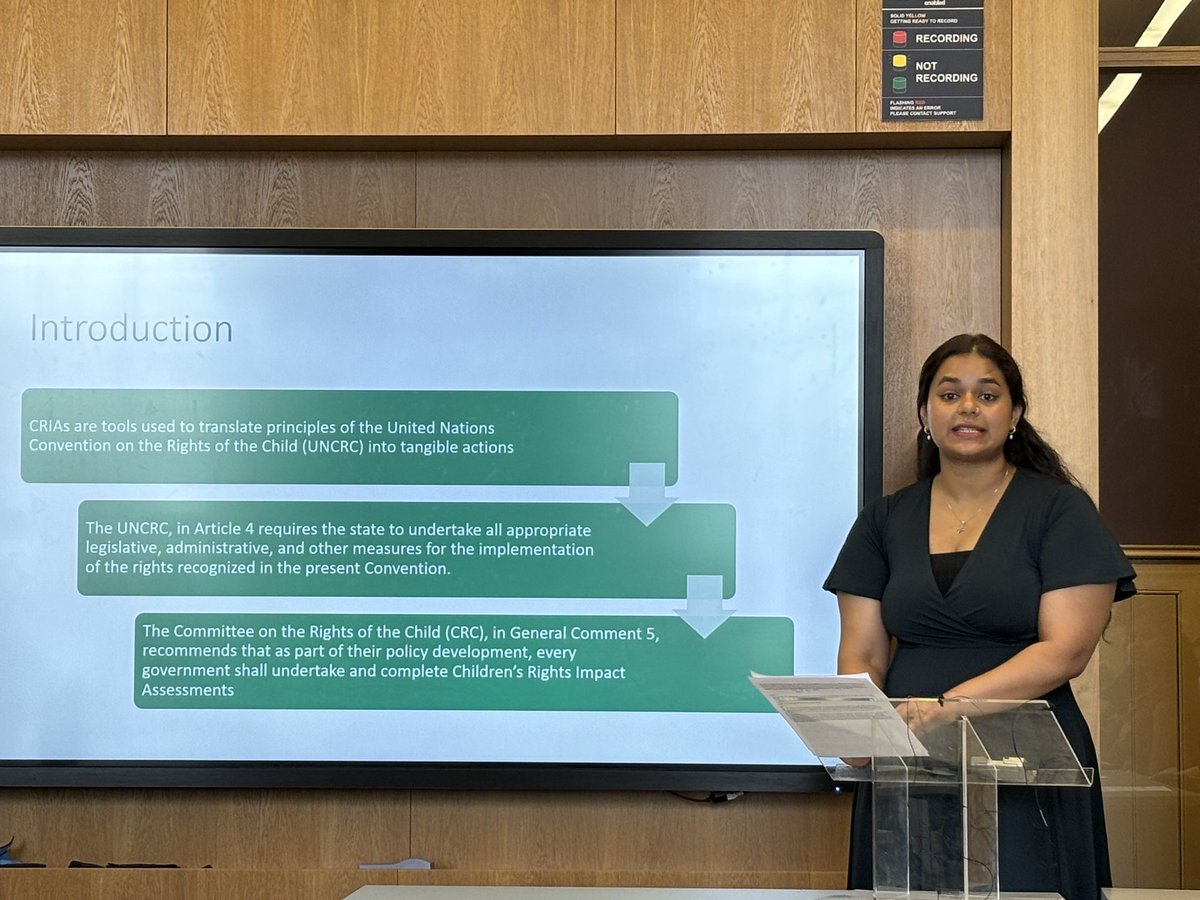 Super proud to have my @HumRtsLLMinEdi Clinic students are presenting their findings on good practice #CRIAs in Wales and Scotland today. Our partnership with @together_sacr to bring this research to fruition is a highlight of our year. @UoELawSchool