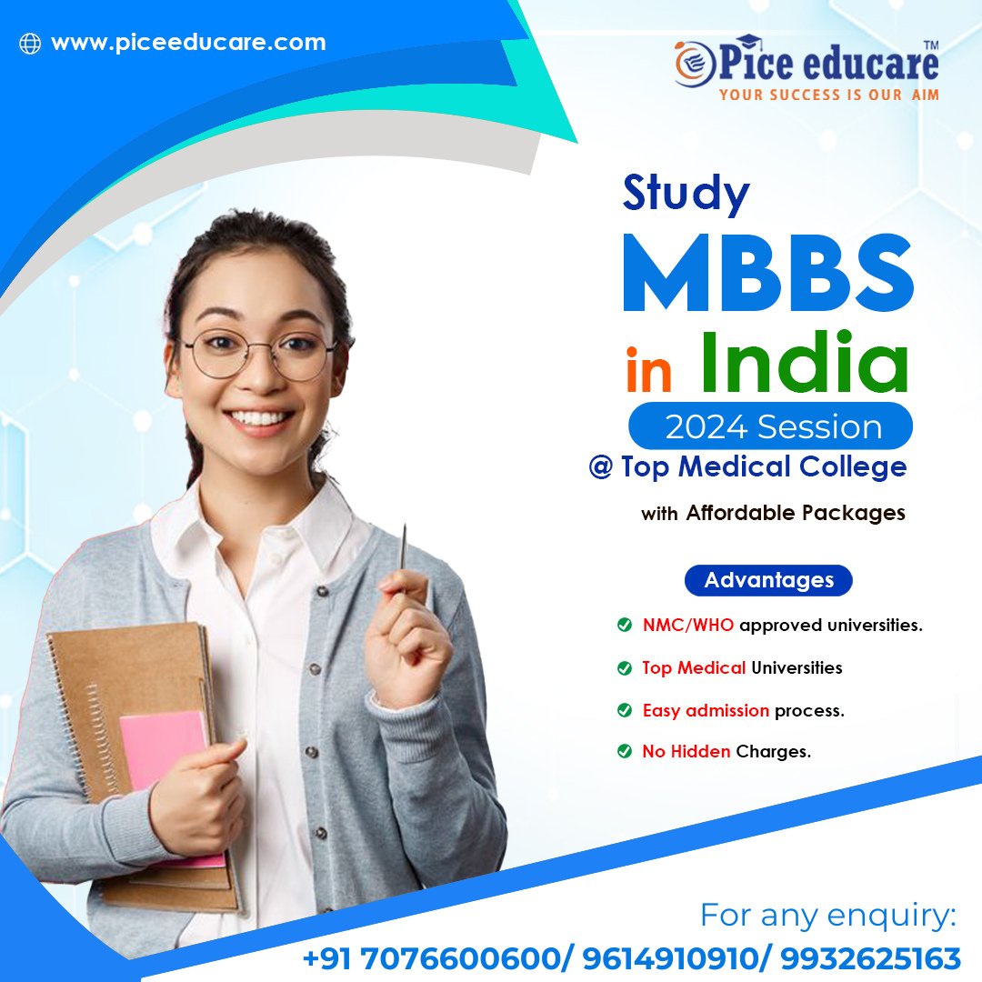 MBBS Admission in India 2024 MBBS | BDS | BAMS | BHMS | MD | MS | MDS NEET UG Counselling & Admission Guidance Admission Enquiry: +91 7076600600/9614910910 Helpline no- 9932625163 . . . #MBBS #NEETUG #NEETUG2024 #neetexam #NEETUGcenter #neetugcounselling #neetugexampreparation