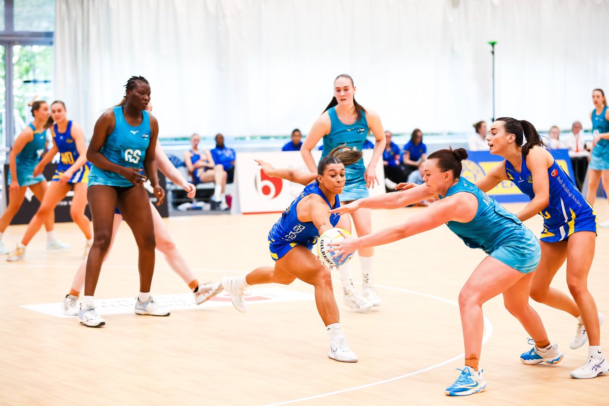 After a nail-biting end to Saturday's match in the @TeamBath Arena, @TeamBathNetball are back in action tomorrow at home against Loughborough Lightning. Come on your #blueandgold! #Netball #NSL2024 #ForwardsAndFearless #FearlessFridays #Fixtures