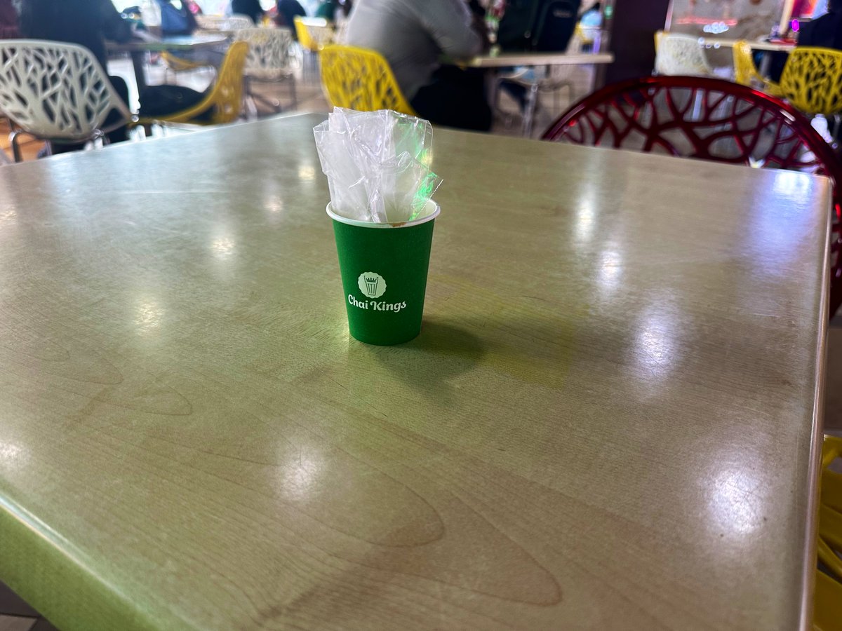 A simple habit I’m following for few years now . Clean the table you eat , before you leave from it . No matter which table it is . Has made me feel better as a human being .