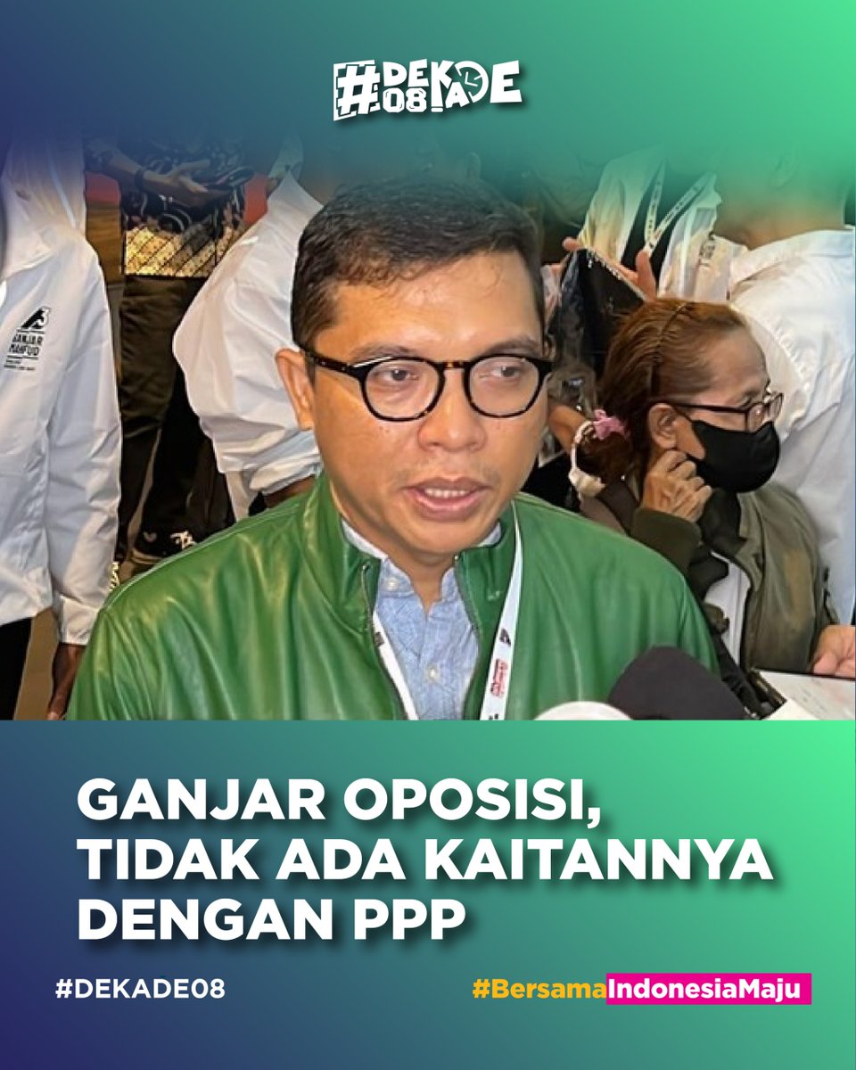 Politikus PDIP Ganjar Pranowo mendeklarasikan diri berada di luar pemerintahan Presiden dan Wakil Presiden terpilih 2024-2029 Prabowo Subianto dan Gibran Rakabuming Raka usai dirinya kalah dalam Pilpres. PPP, yang mengusung Ganjar-Mahfud dalam Pilpres 2024, menyatakan sikap itu