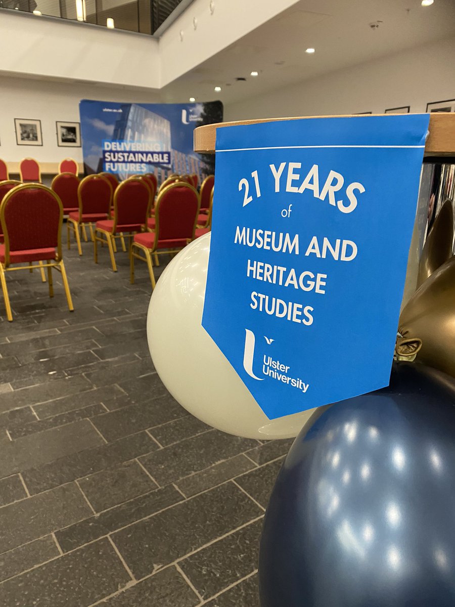 Final prep for our event this afternoon , looking forward to welcoming our alumni onto campus. #MAmuseumsUU #MAheritageUU