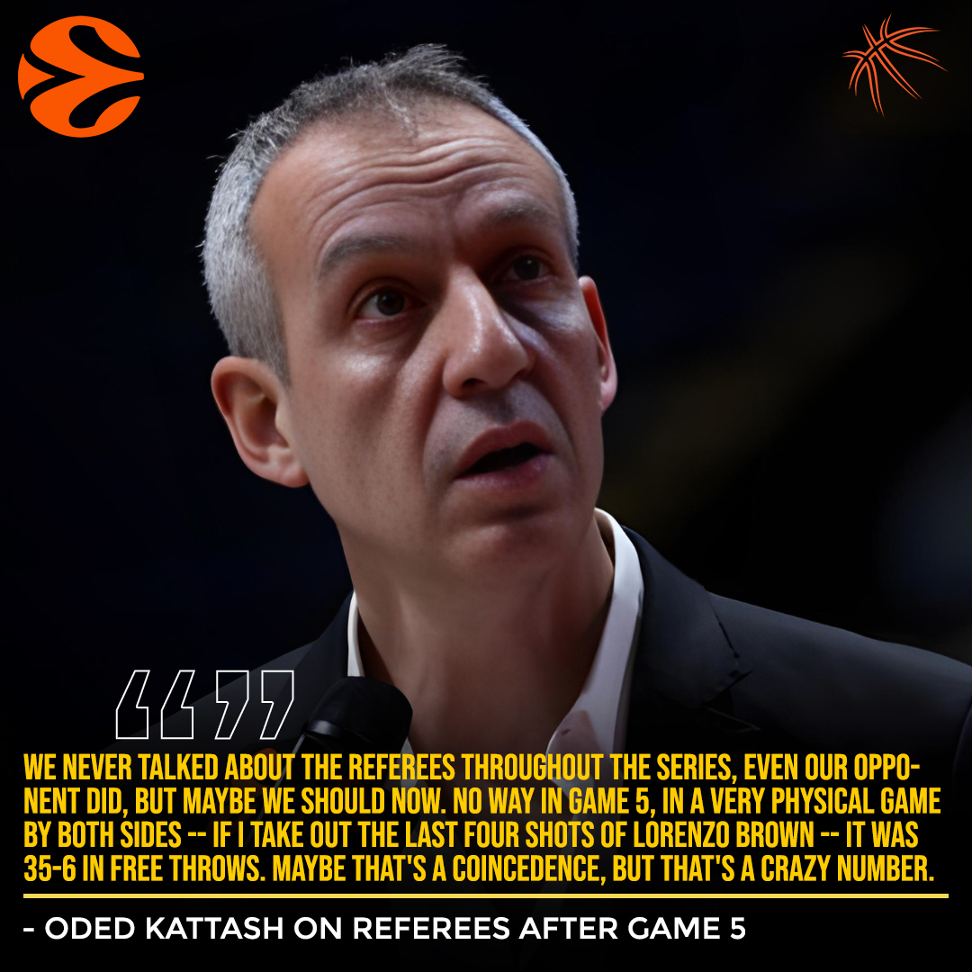 AusBballnews's tweet image. Oded Kattash, after losing Game 5 against Panathinaikos, highlighted disparities in free throws. 🗣️🏀 

#OdedKattash #FreeThrows #BasketballDisparities #Euroleague