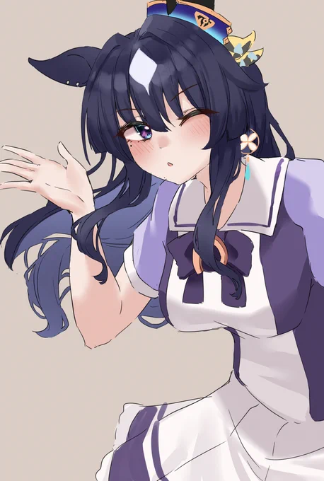 ヴィルシーナさん実装されたので急いで描いてきた#ウマ娘 