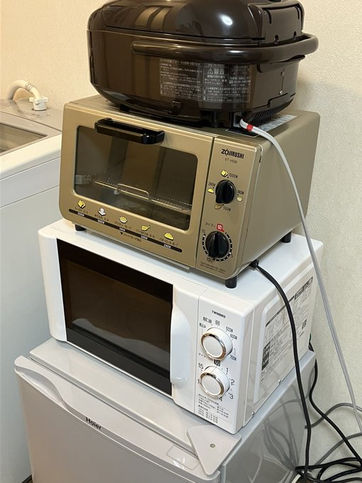 シンプル単機能電子レンジ・ツインバード『DR-D419W5 (50Hz