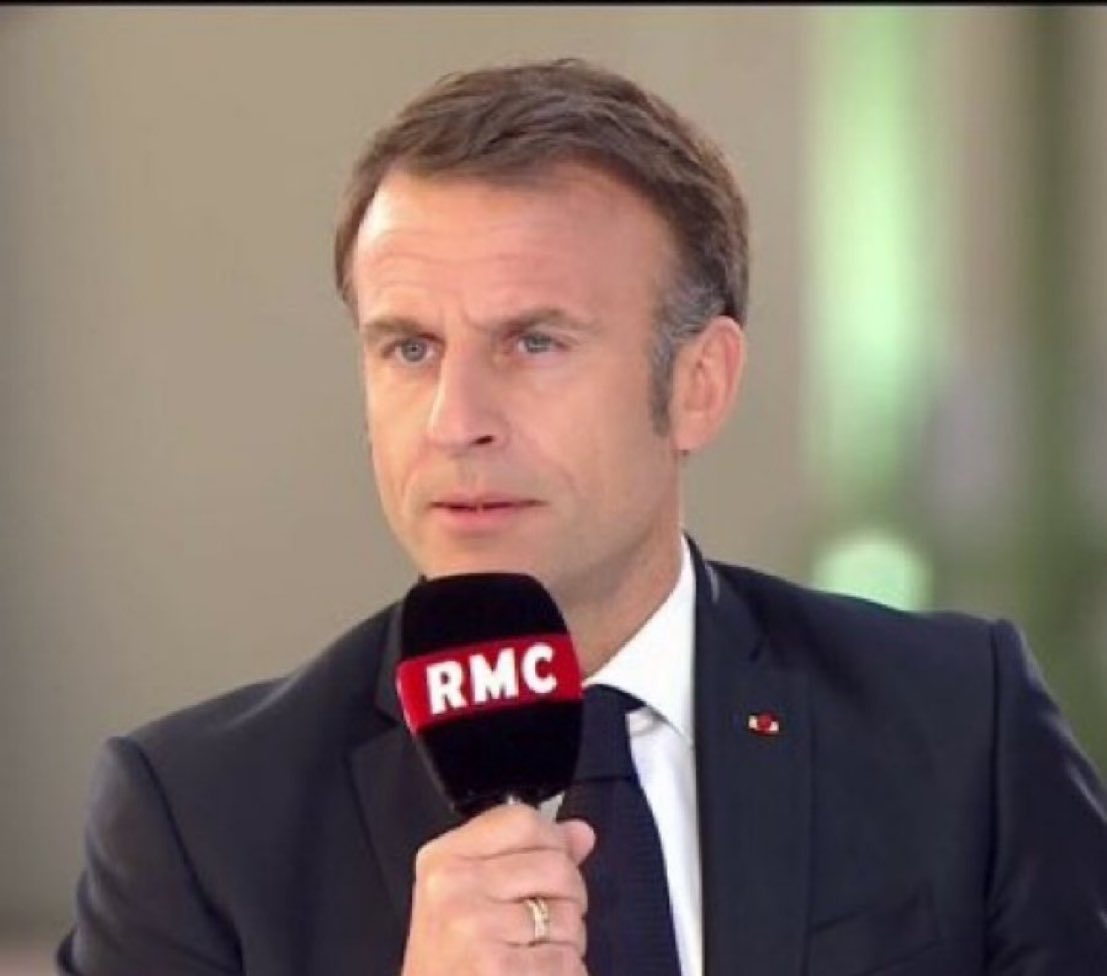 ‼️📢 Emmanuel Macron: “Mbappé playing in the Olympics? I hope so. In any case, I put maximum pressure on his so-called future club.” [@RMCsport]