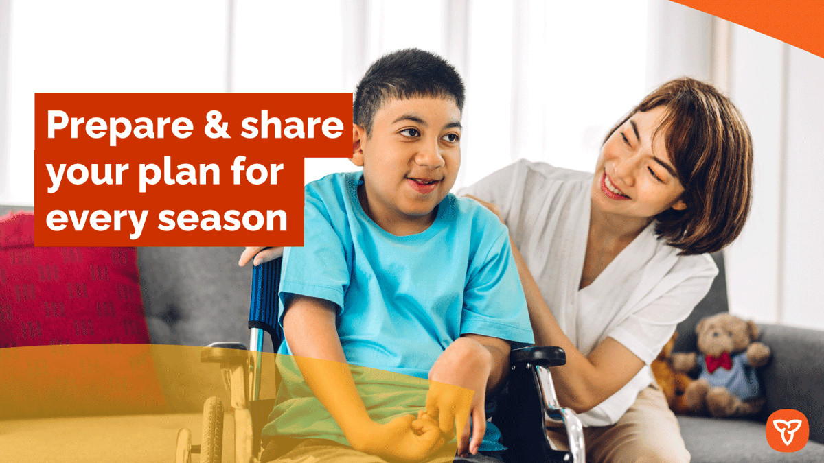 If you have a child with a disability, prepare a list of any allergies, medications & medical contacts and provide it to their caregiver, school & emergency contact members. For more: ontario.ca/page/emergency… #EPWeek2024 #Plan4EverySeason #PreparedON