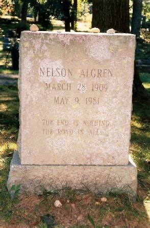 #RIP #OTD in 1981 writer (The Man with the Golden Arm, The Neon Wilderness, A Walk on the Wild Side), lover of writer Simone de Beauvoir, Nelson Algren died of a heart attack at his home in Long Island, aged 72. Oakland Cemetery, Sag Harbor, Long Island thefinalfootprint.com/2024/05/09/day…