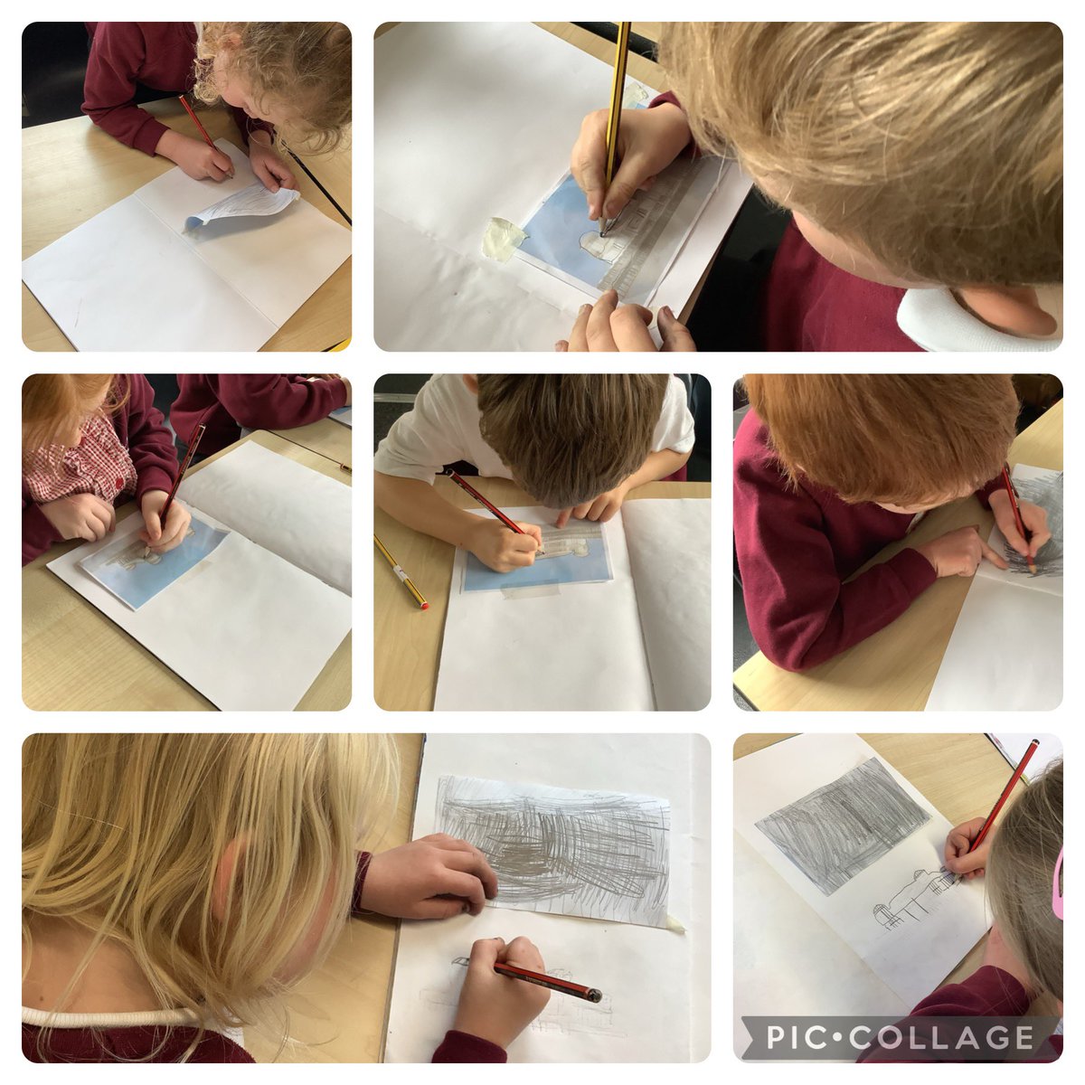 We have been using our artistic skills to sketch The <a href="/GrandPier/">The Grand Pier</a>. We sketched using tracing skills… keep an eye out for our next set of sketching skills. #artists #artskills #sketching #concentrationfaces
