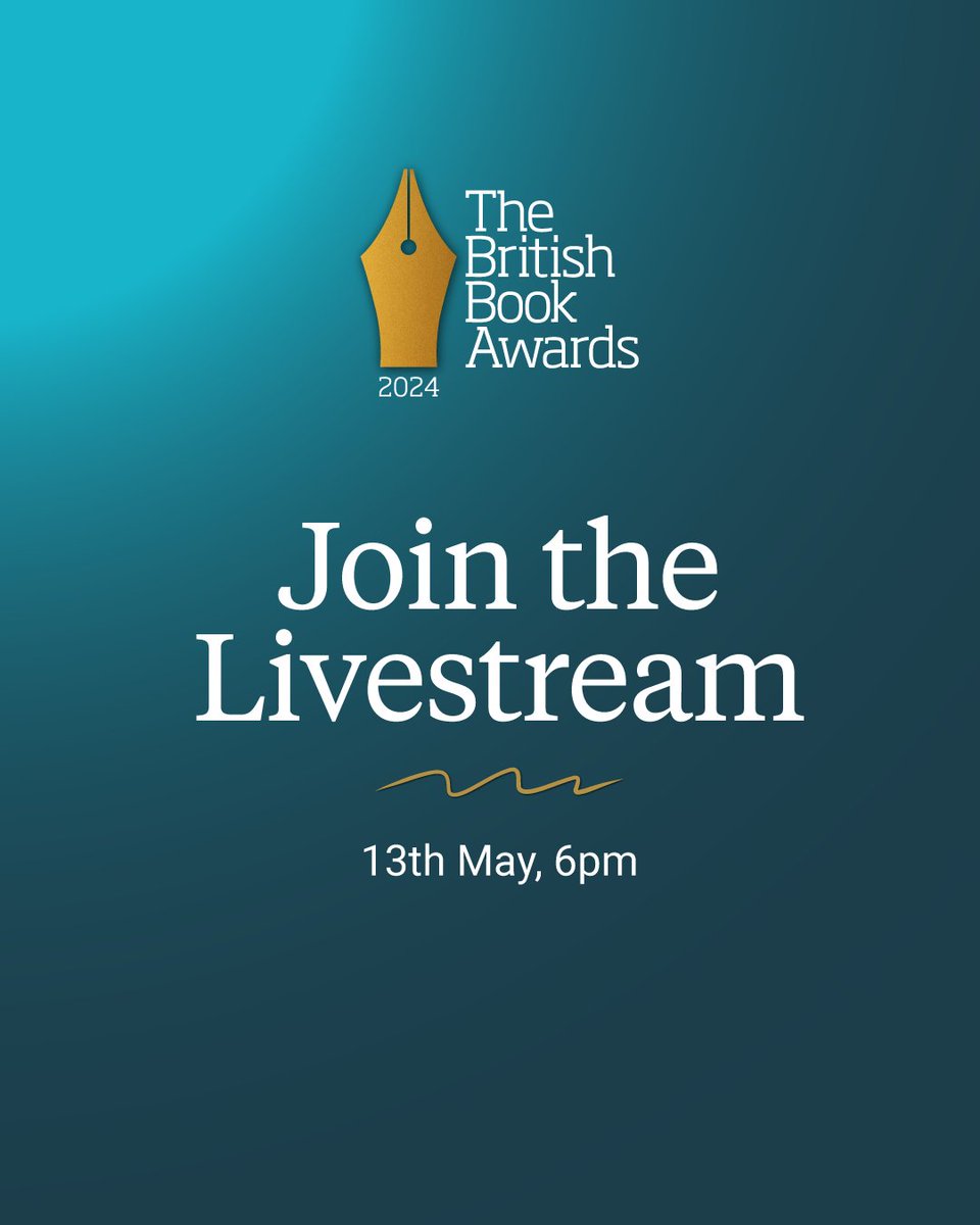 The Bookseller (@thebookseller) on Twitter photo Did you know that you can watch The #BritishBookAwards from the comfort of your own home? On Monday 13th May at 6pm we are livestreaming the #Nibbies, so here is your official reminder to block off your calendar and stock the fridge with your favourite snacks!
Find out more Did you know that you can watch The #BritishBookAwards from the comfort of your own home? On Monday 13th May at 6pm we are livestreaming the #Nibbies, so here is your official reminder to block off your calendar and stock the fridge with your favourite snacks!
Find out more