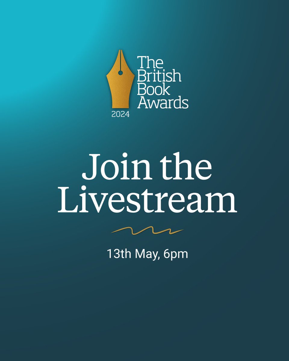 Did you know that you can watch The #BritishBookAwards from the comfort of your own home? On Monday 13th May at 6pm we are livestreaming the #Nibbies, so here is your official reminder to block off your calendar and stock the fridge with your favourite snacks!

Find out more…