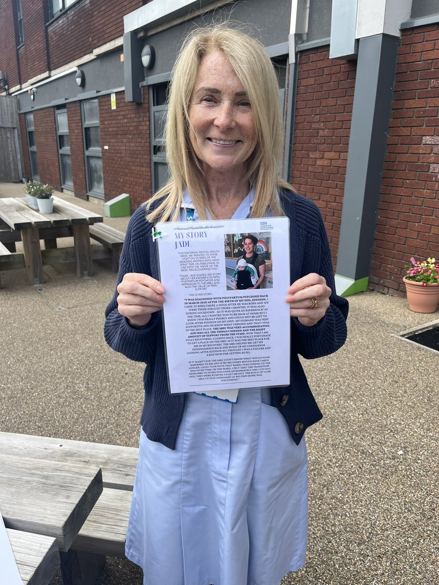 You may have seen our ‘My Story’s’ last week for #MaternalMentalHealthAwarenessWeek 🤱 Well now they are available to read for mum’s and staff on the ward 🤍 an incredible resource for our ladies to show recovery is possible and so so worth it 🥰🤞🏻