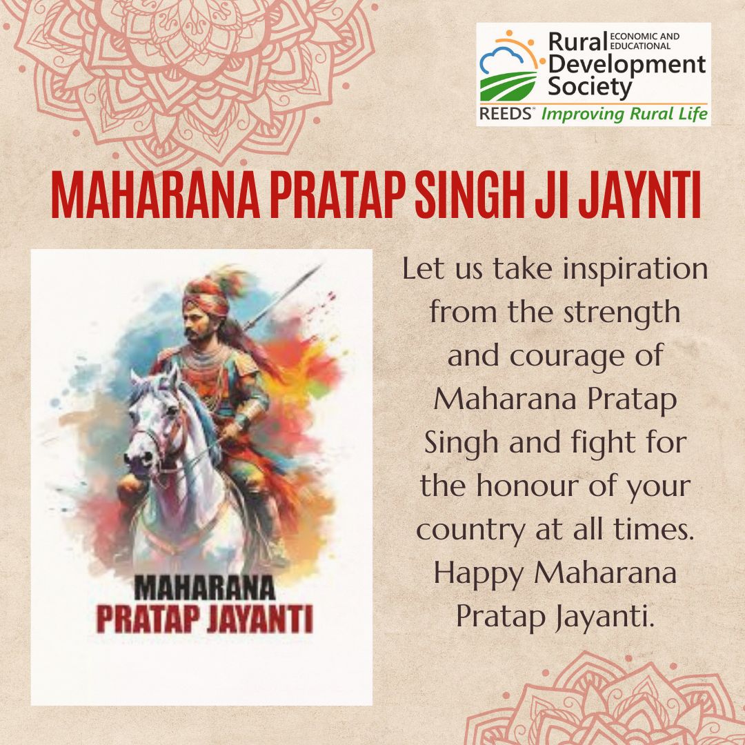 Let us be inspired by Maharana Pratap Singh's bravery and courage and fight for the honour of our country at all times Maharana pratap @Rural @followers @Teamreeds